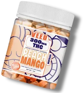 mondo gummies delta 9 THC 300 mg pêche mangue veed hermosa