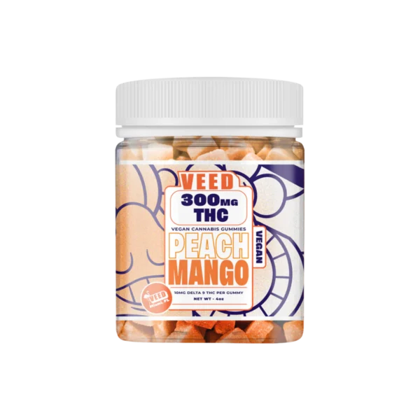 mondo gummies delta 9 THC 300 mg pêche mangue veed hermosa