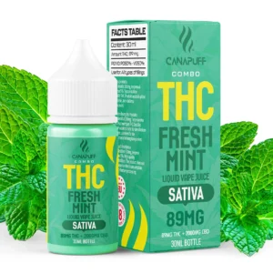 Fresh Mint THC 89mg/2000mg CBD – Liquid 30ml