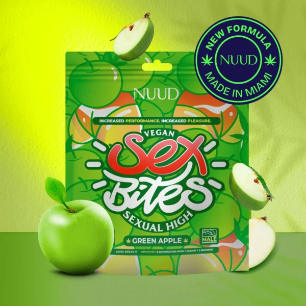 Bonbon THC Aphrodisiaque Homme | 60mg | Pomme 🍏