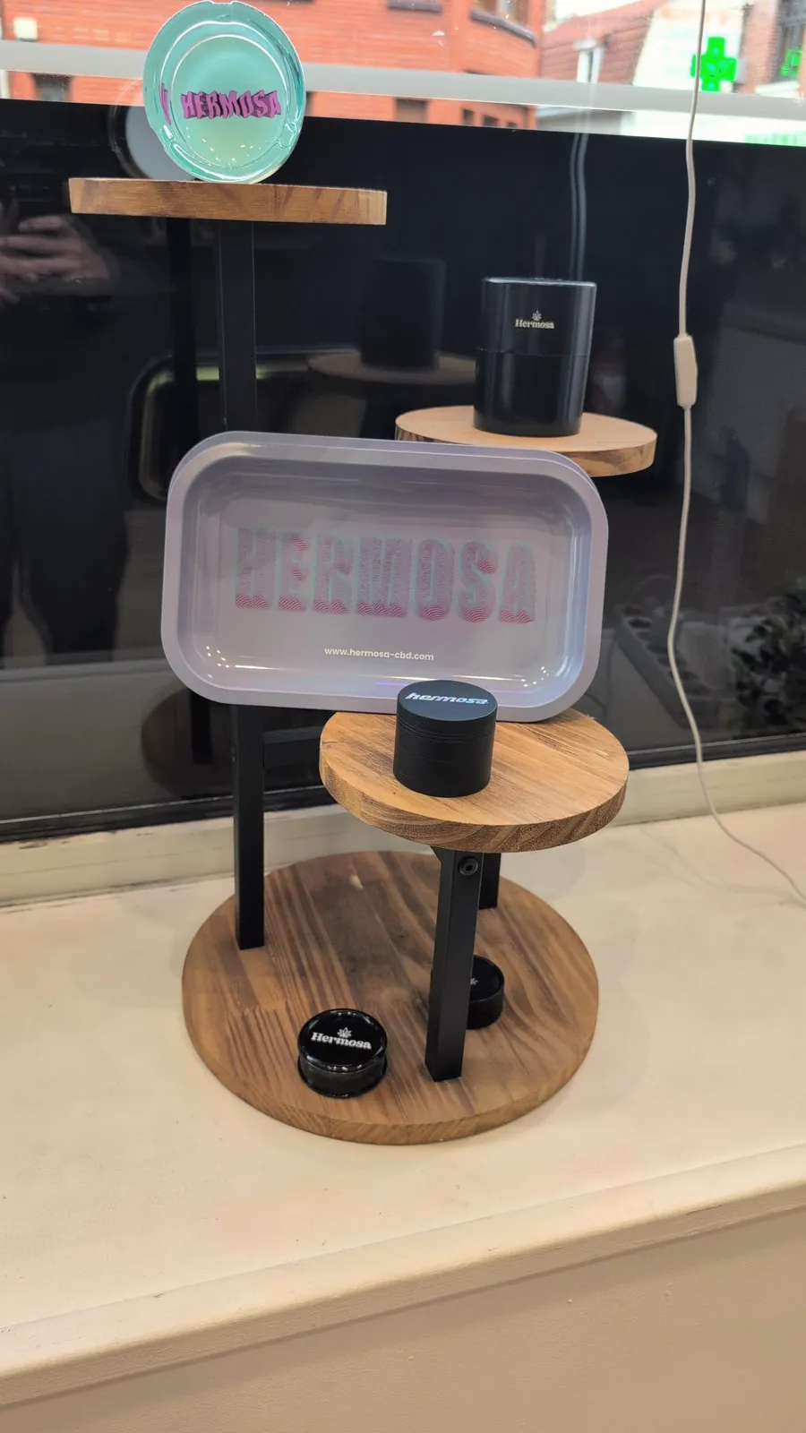 Détail de la boutique CBD Hermosa à Liévin