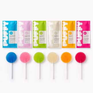 Pack Découverte 6 Sucettes THC Puffy 10mg